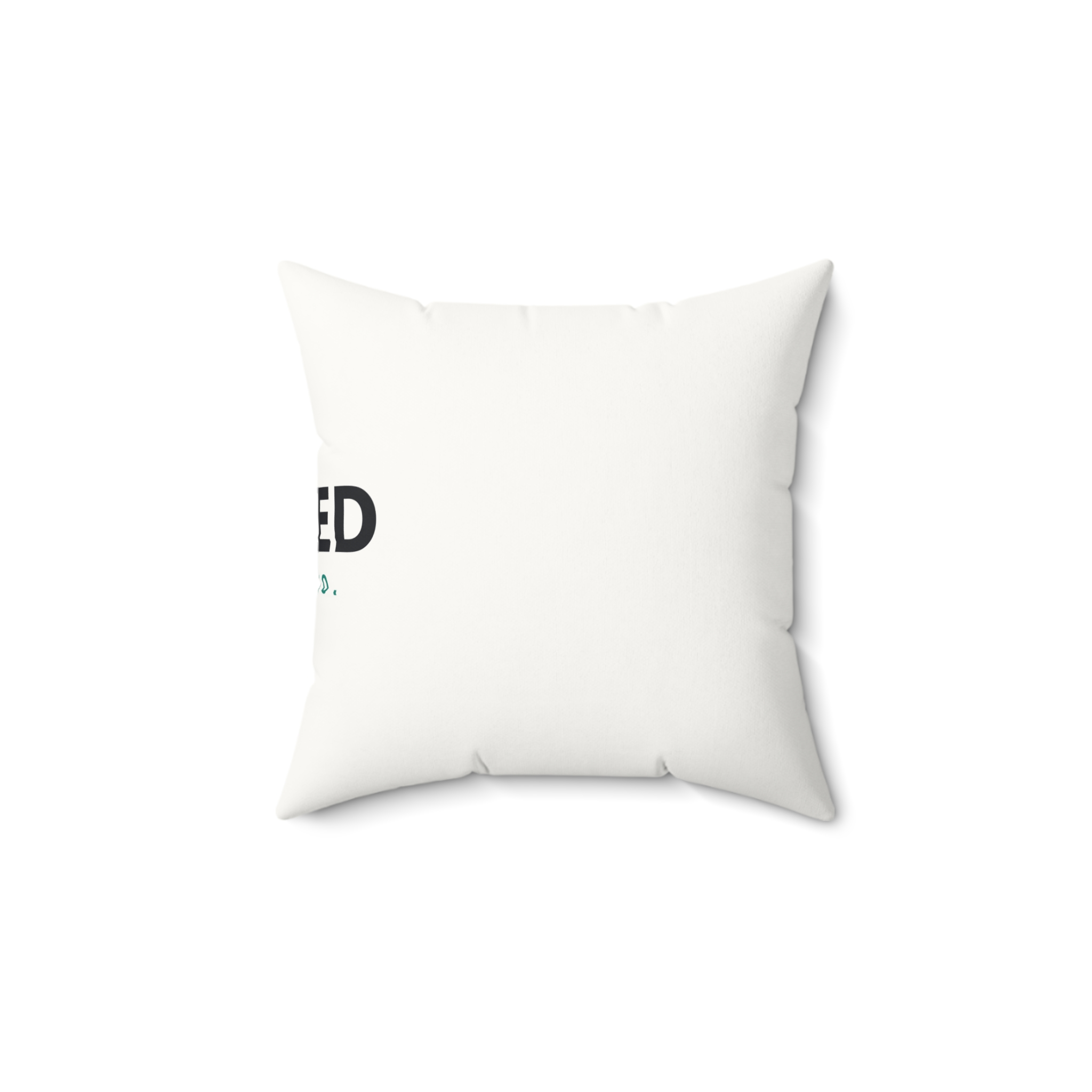 Faux Suede Square Pillow - Image 2