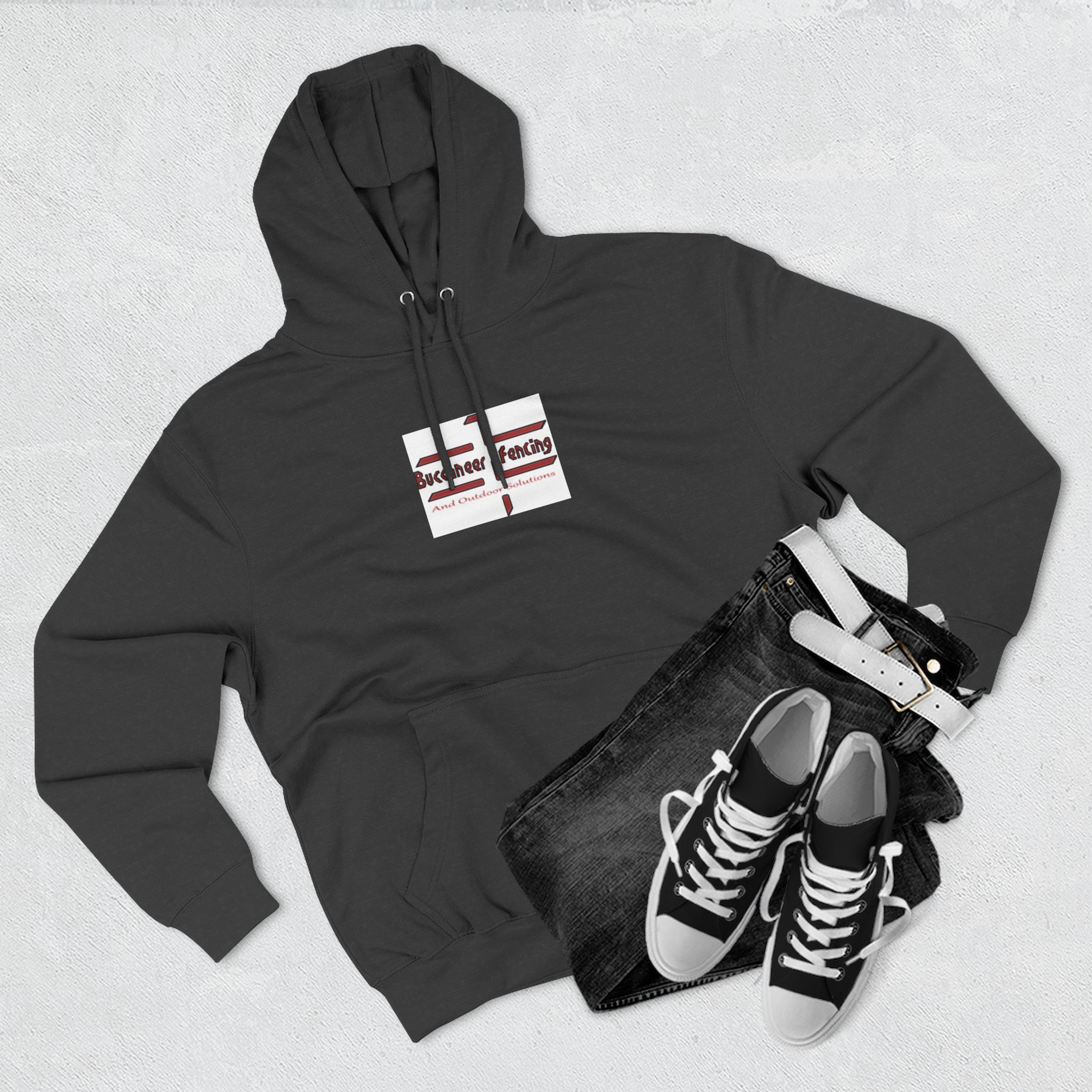 Three-Panel Fleece Hoodie - Image 7