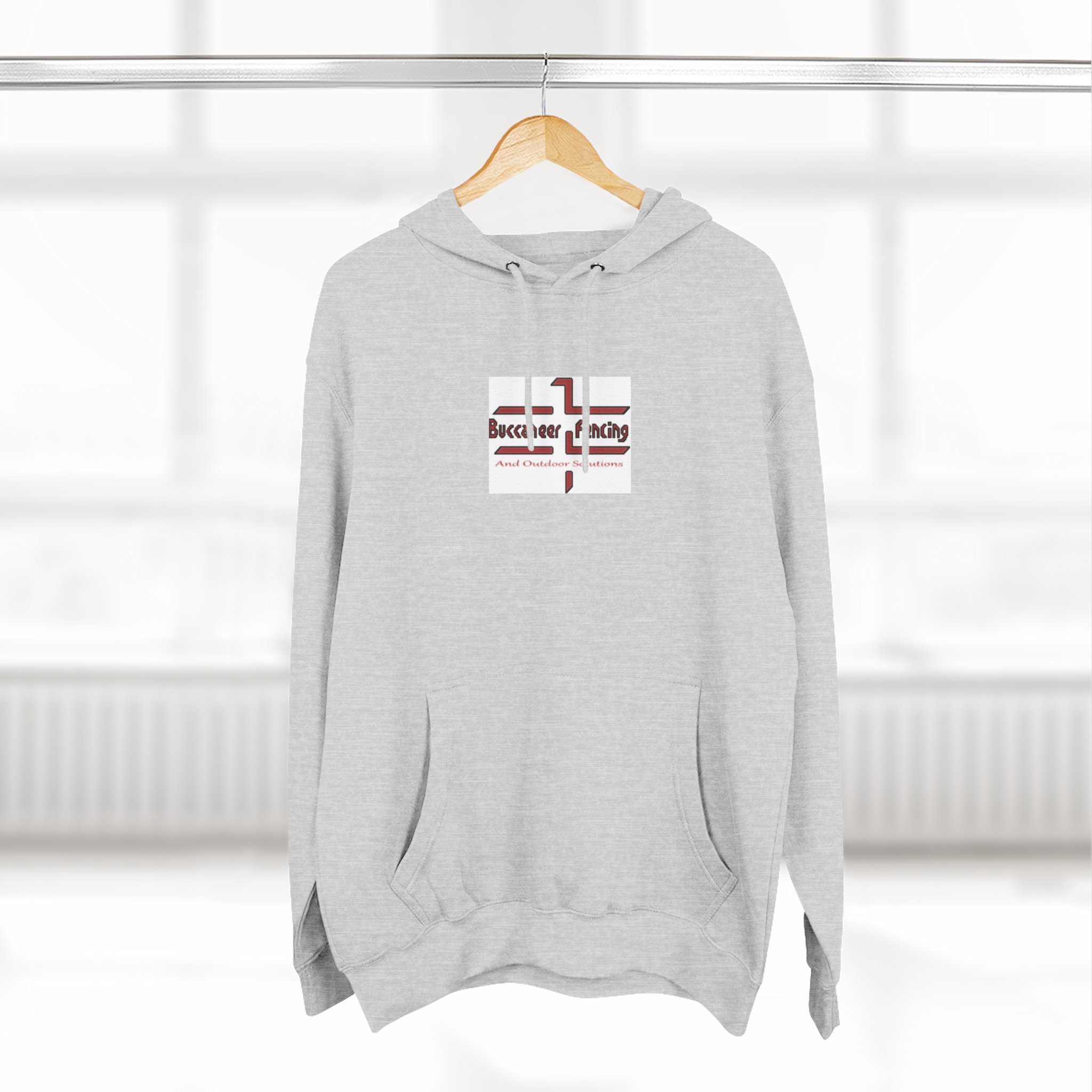 Three-Panel Fleece Hoodie - Image 4