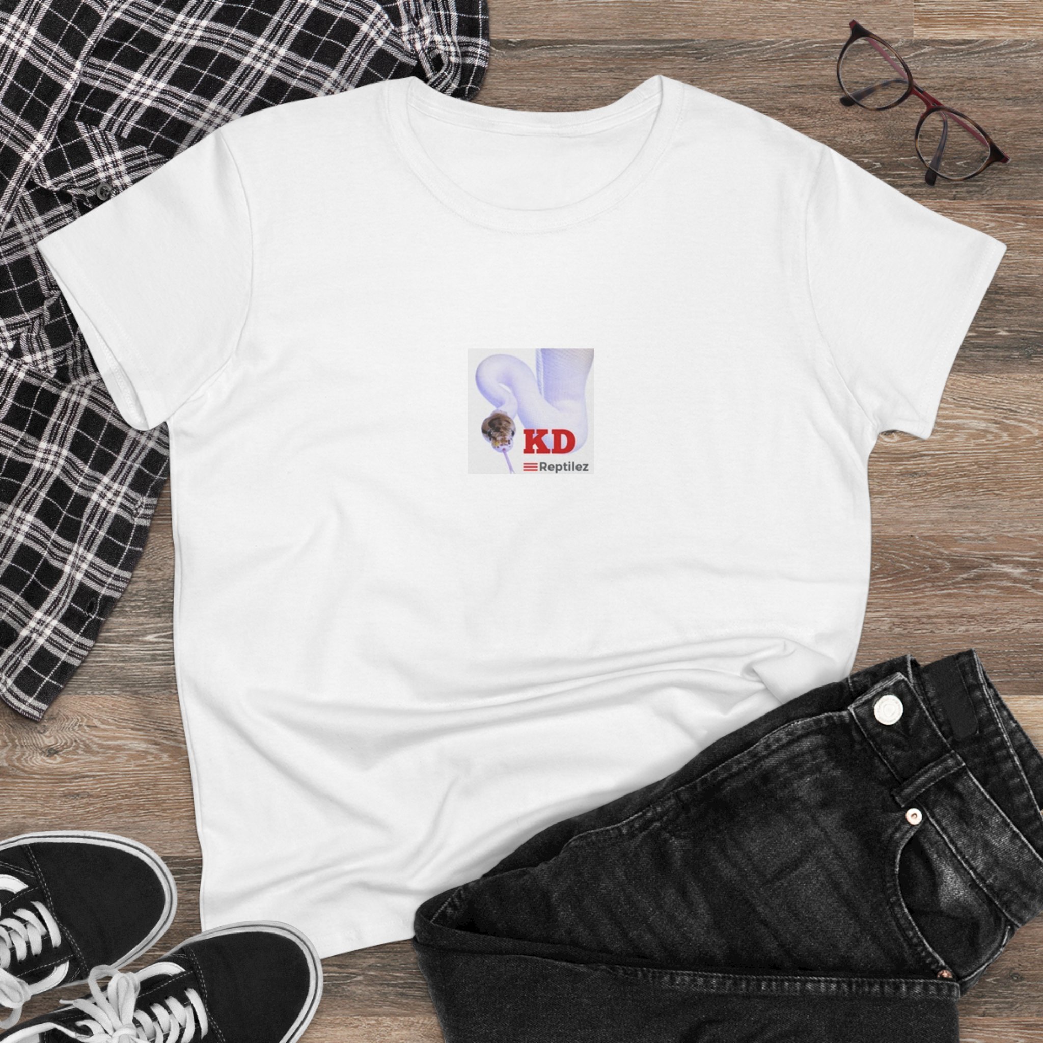 Women's Midweight Cotton Tee - Image 4