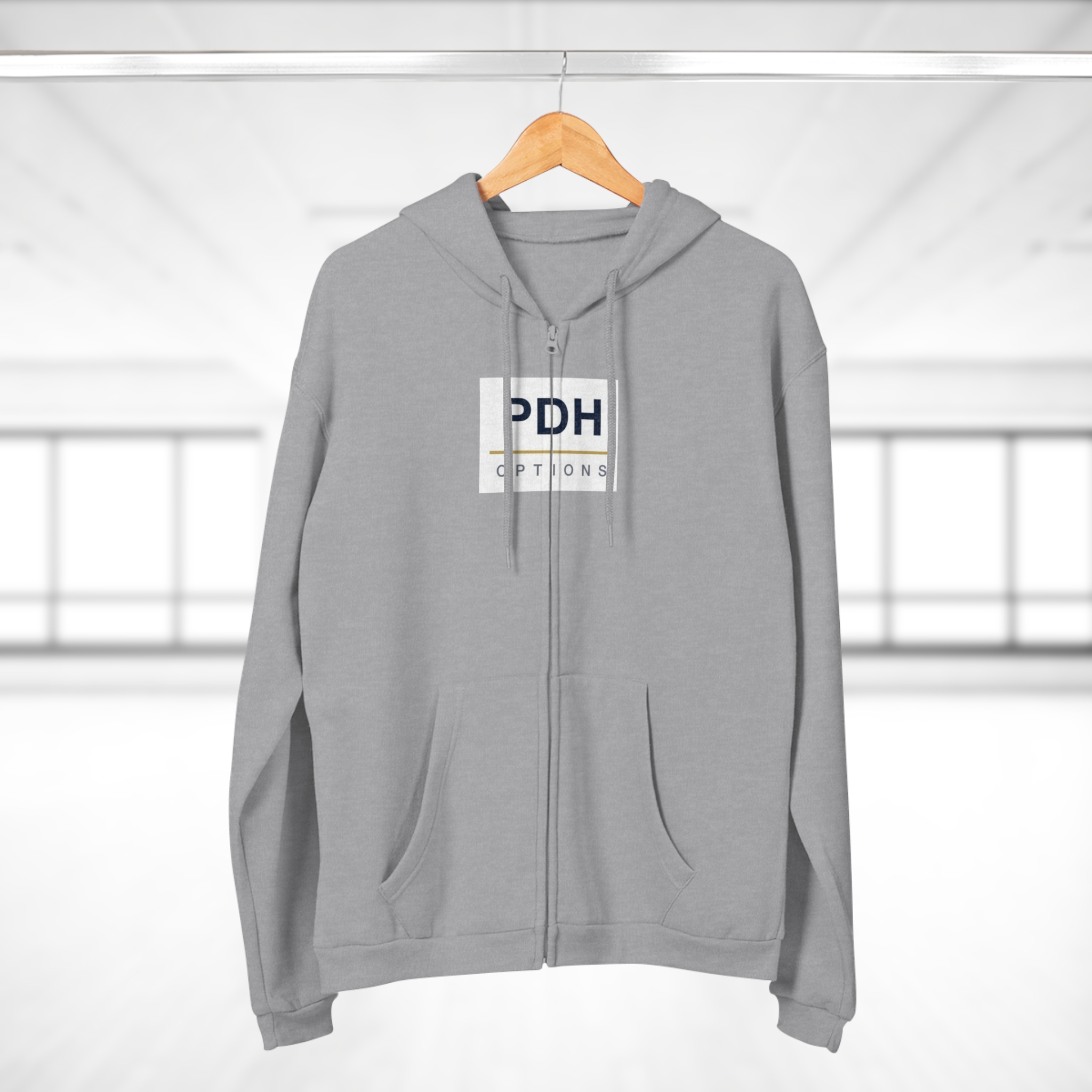 Unisex Hooded Zip Sweatshirt - Image 8