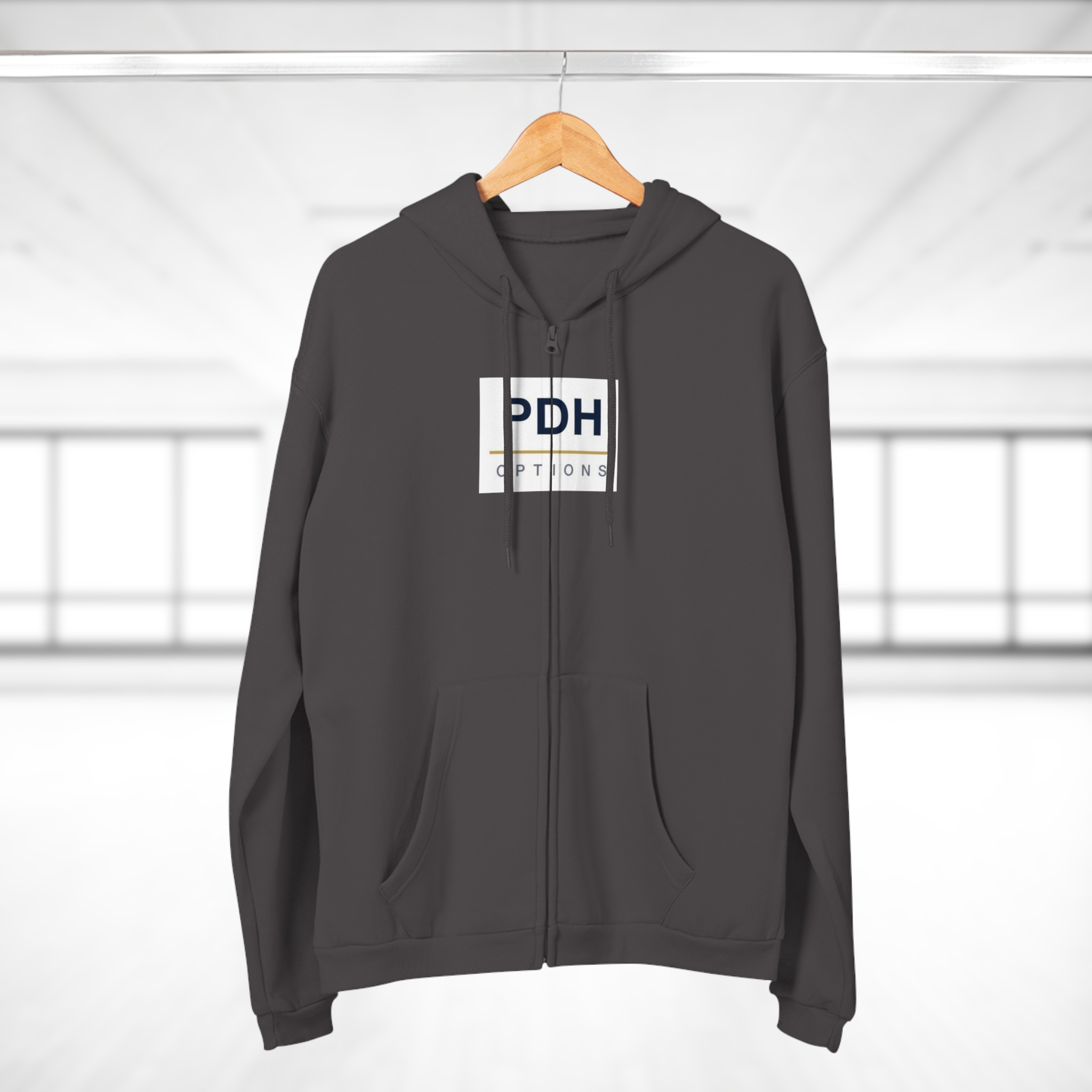 Unisex Hooded Zip Sweatshirt - Image 20