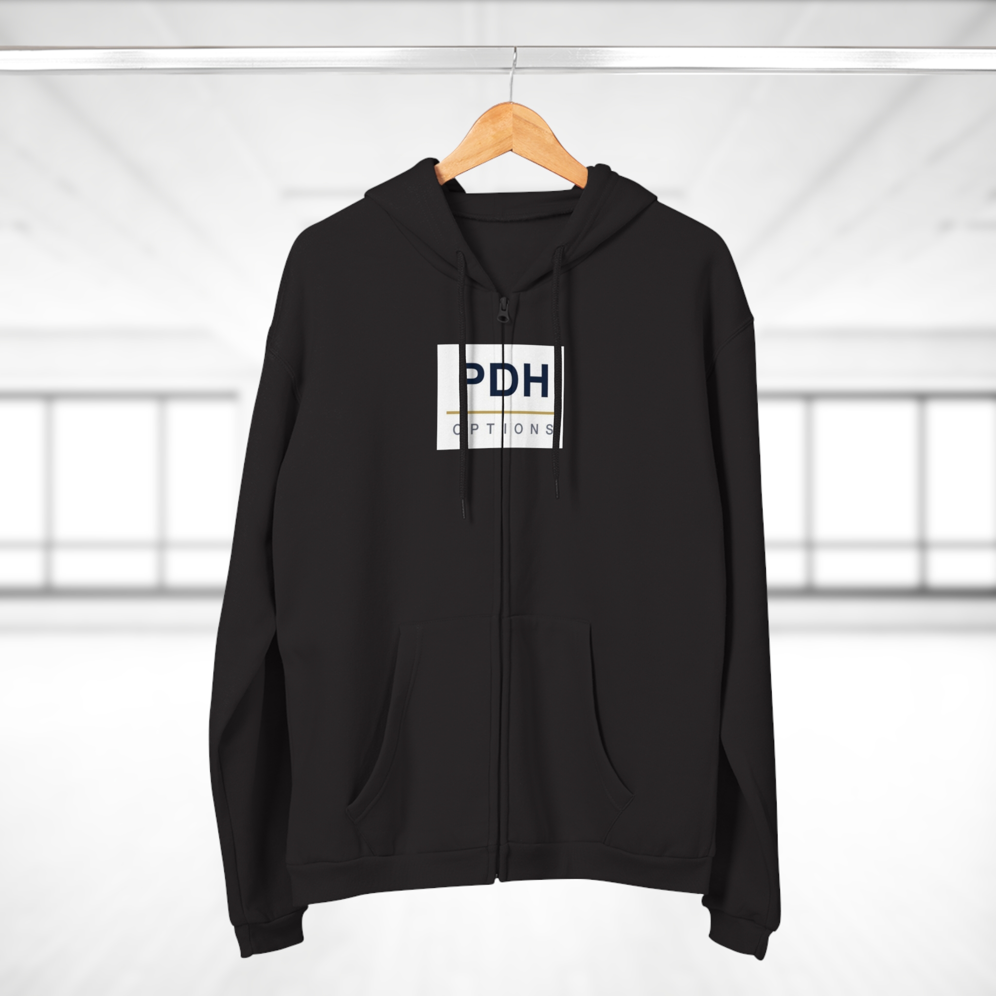 Unisex Hooded Zip Sweatshirt - Image 12