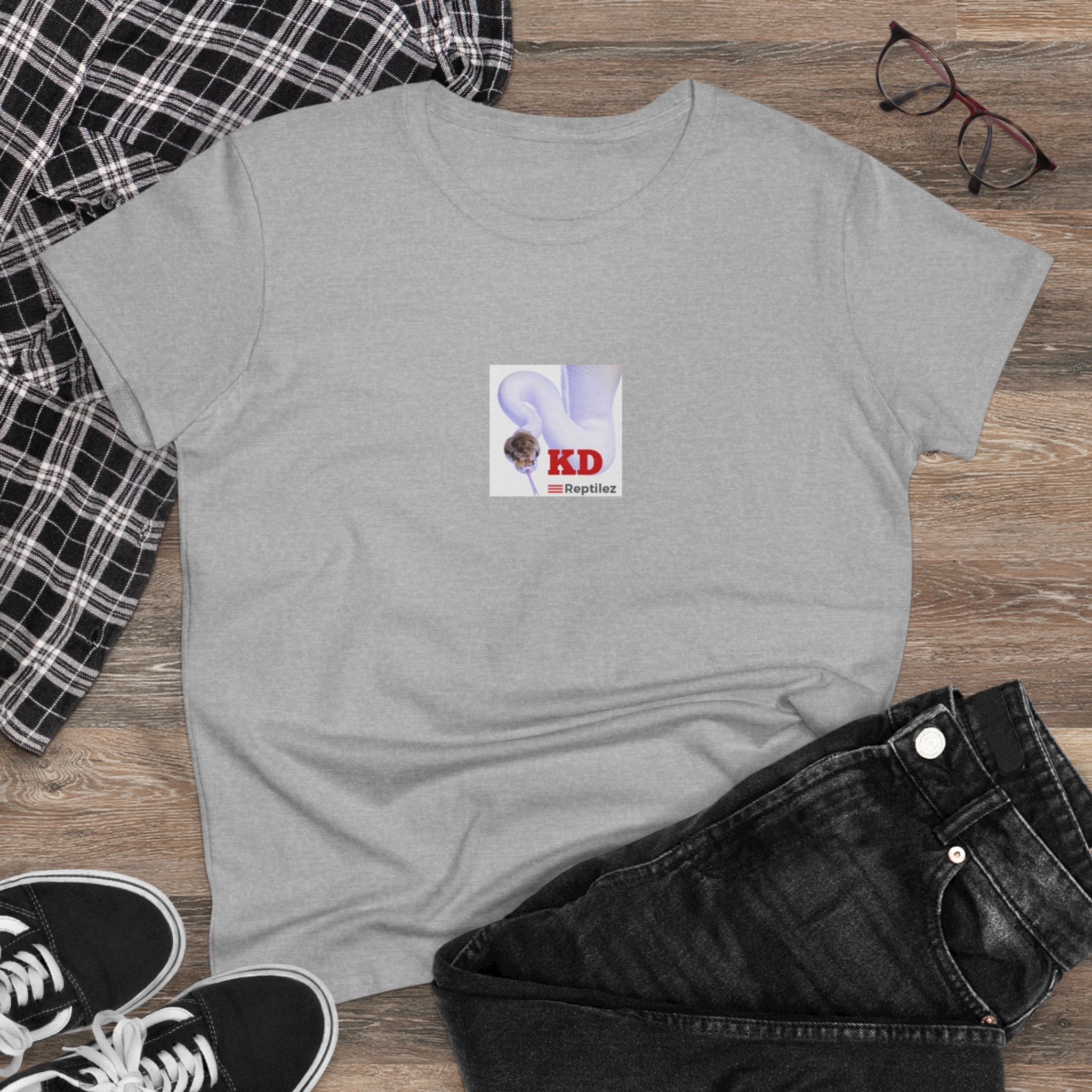 Women's Midweight Cotton Tee - Image 12