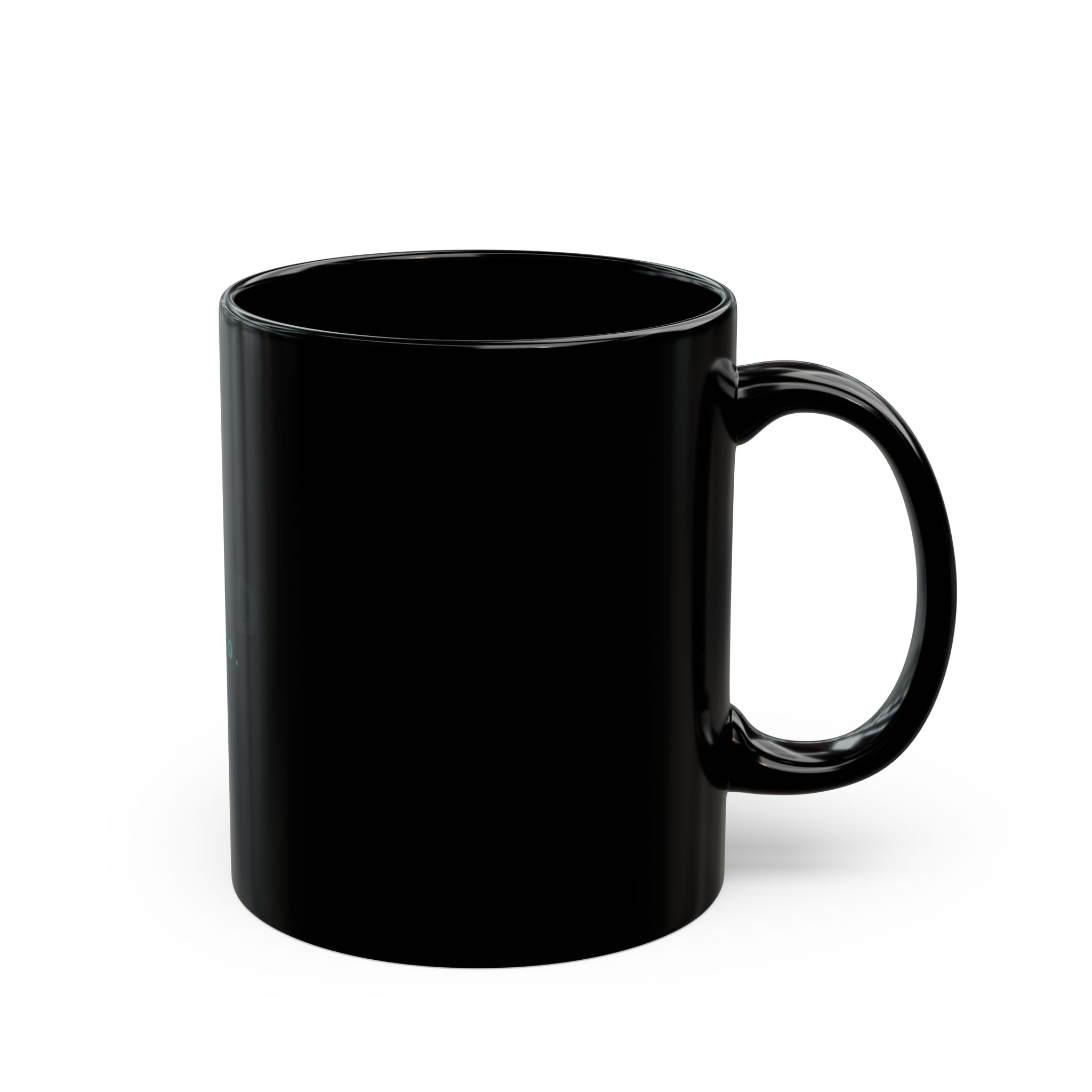 Black Ceramic Mug - Image 2
