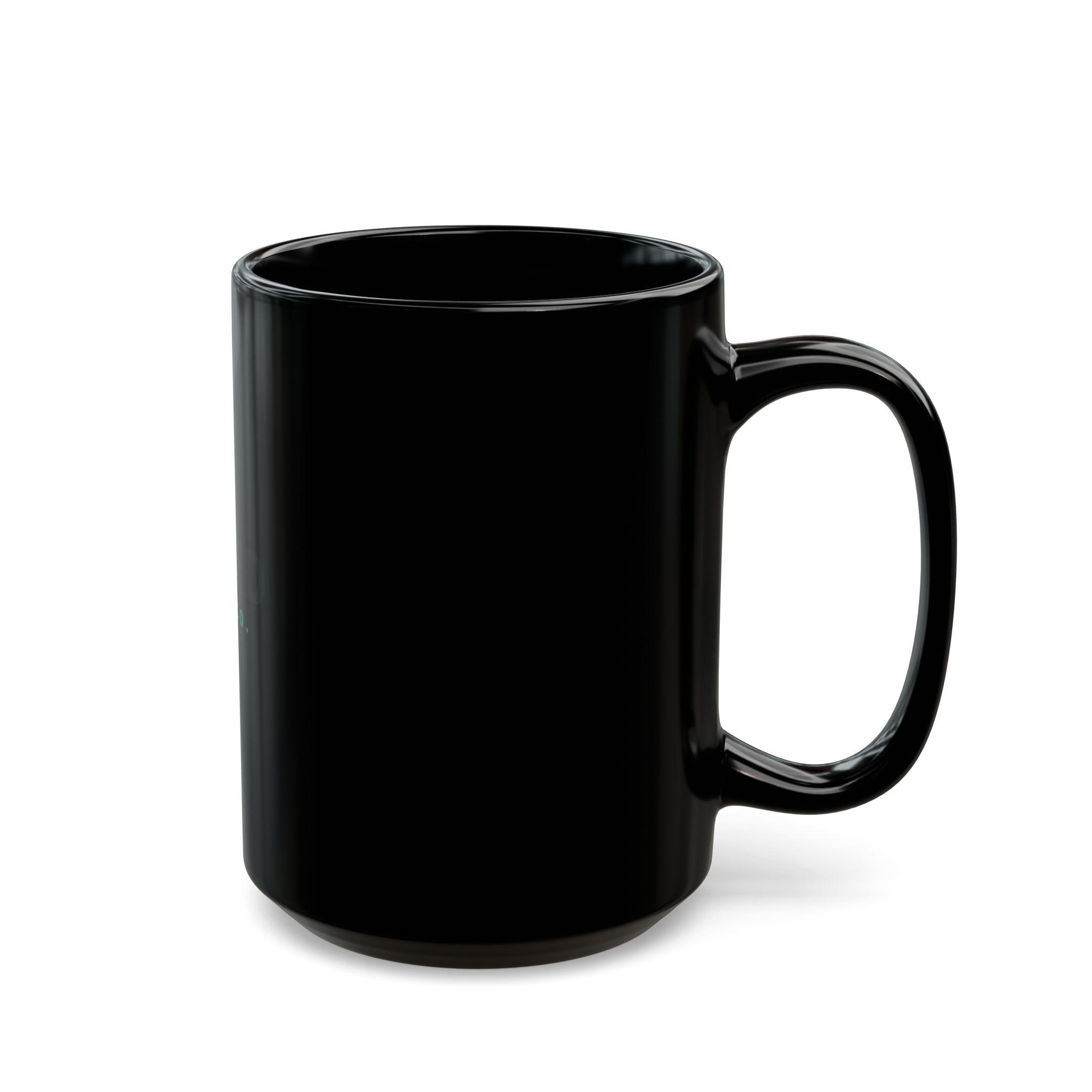 Black Ceramic Mug - Image 6