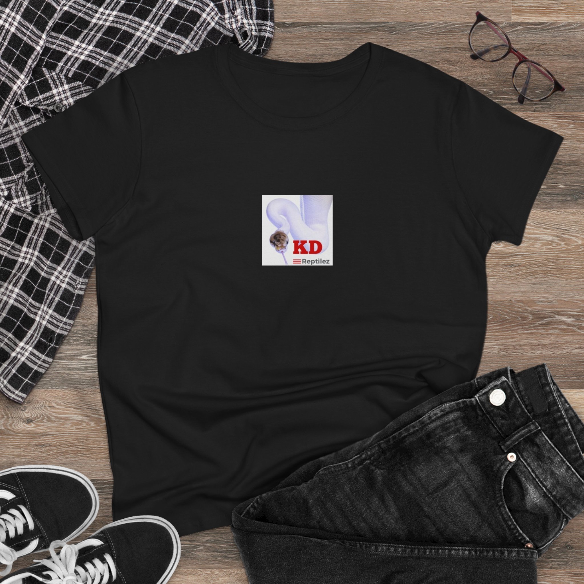 Women's Midweight Cotton Tee - Image 8