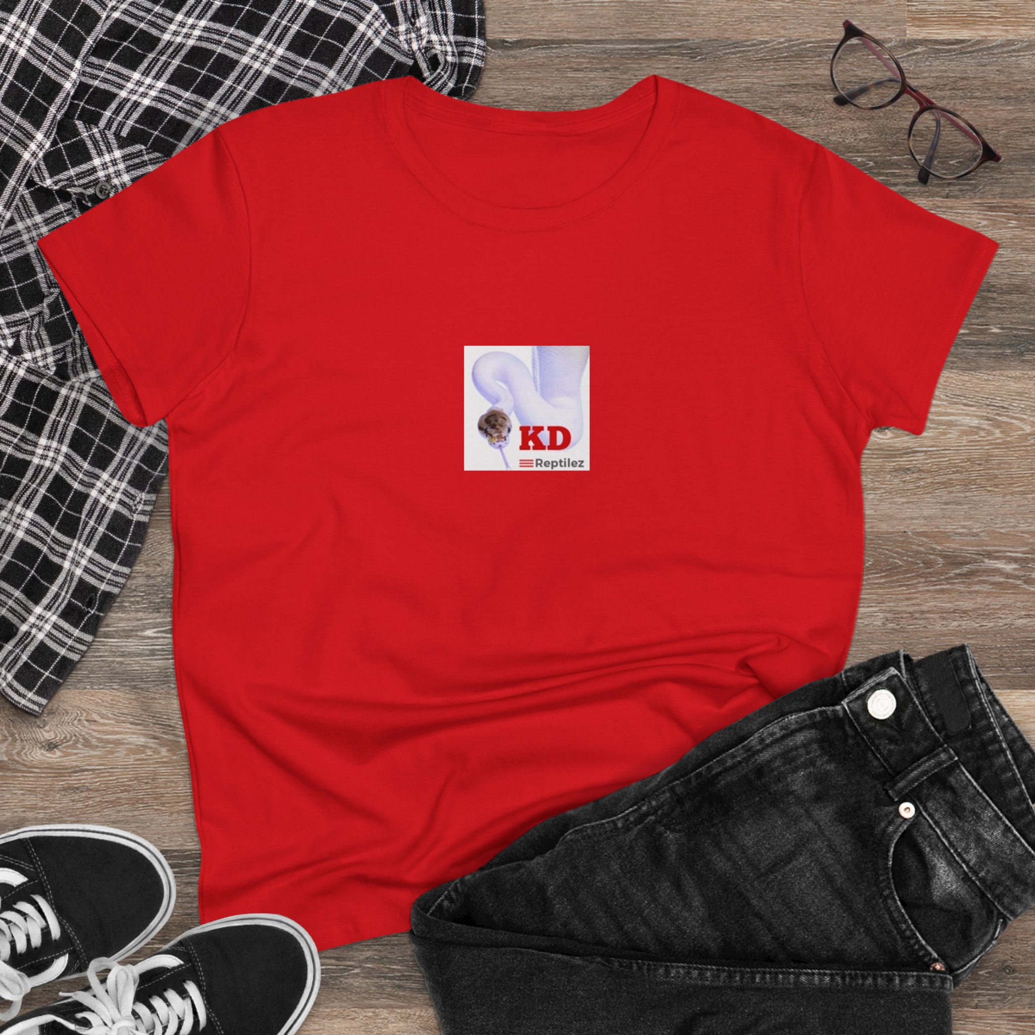 Women's Midweight Cotton Tee - Image 24