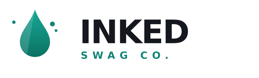 Minimal 'Inked Swag Co.' Crewneck Sweatshirt — Small Center Logo, Casual Streetwear