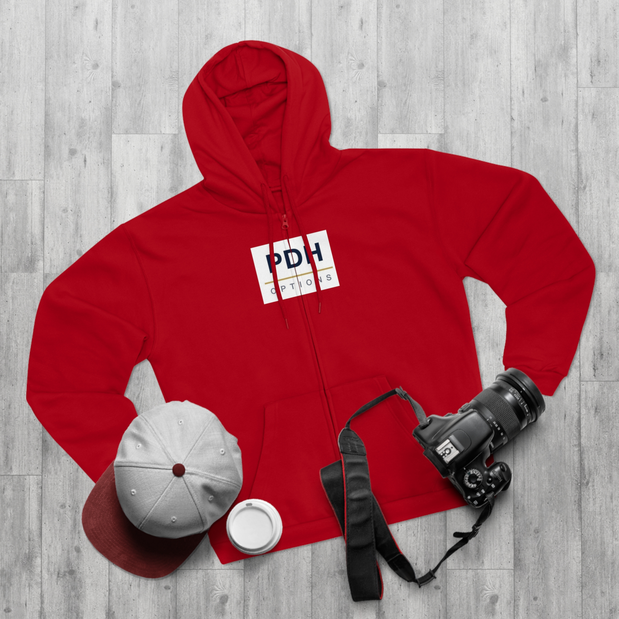 Unisex Hooded Zip Sweatshirt - Image 15