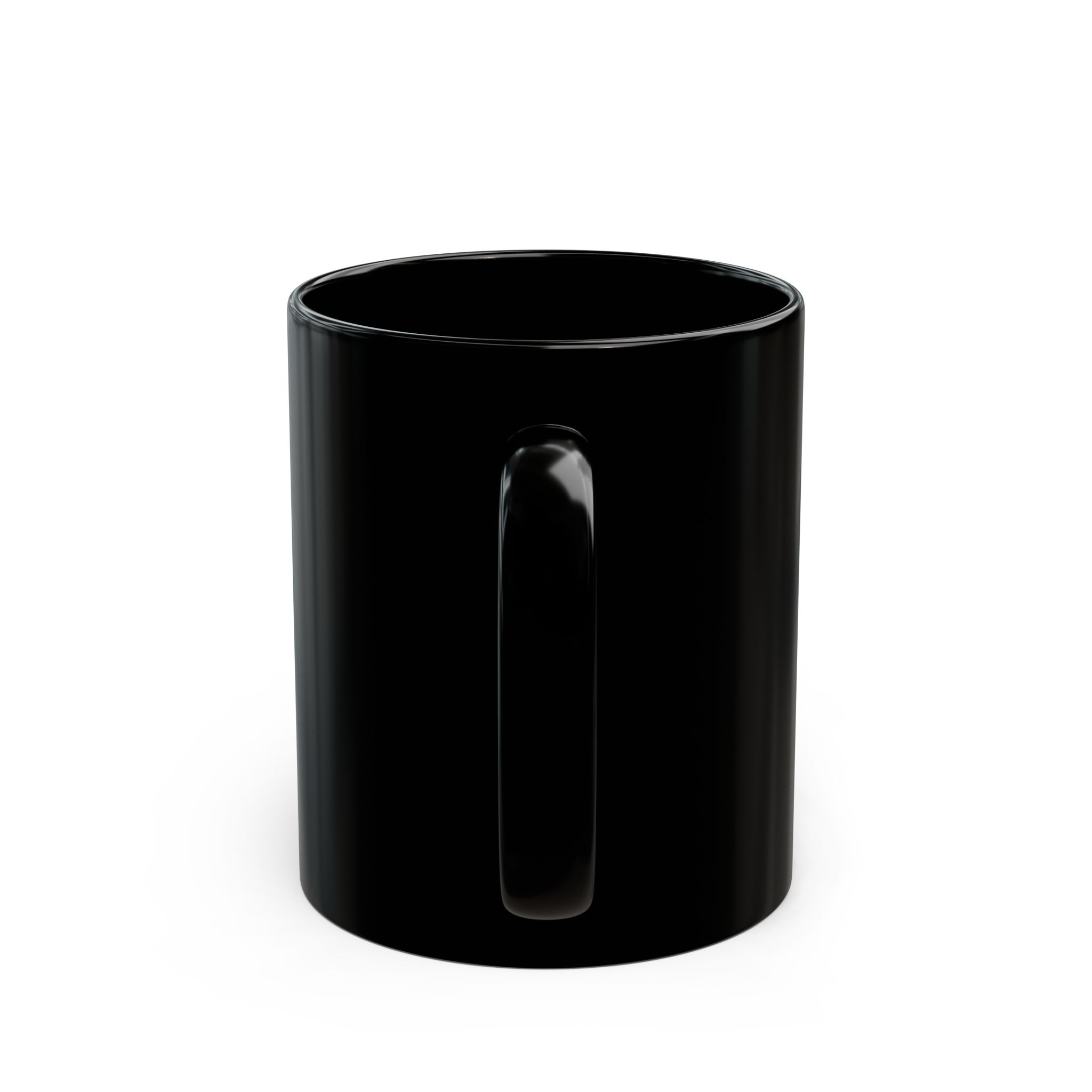 Black Ceramic Mug - Image 4