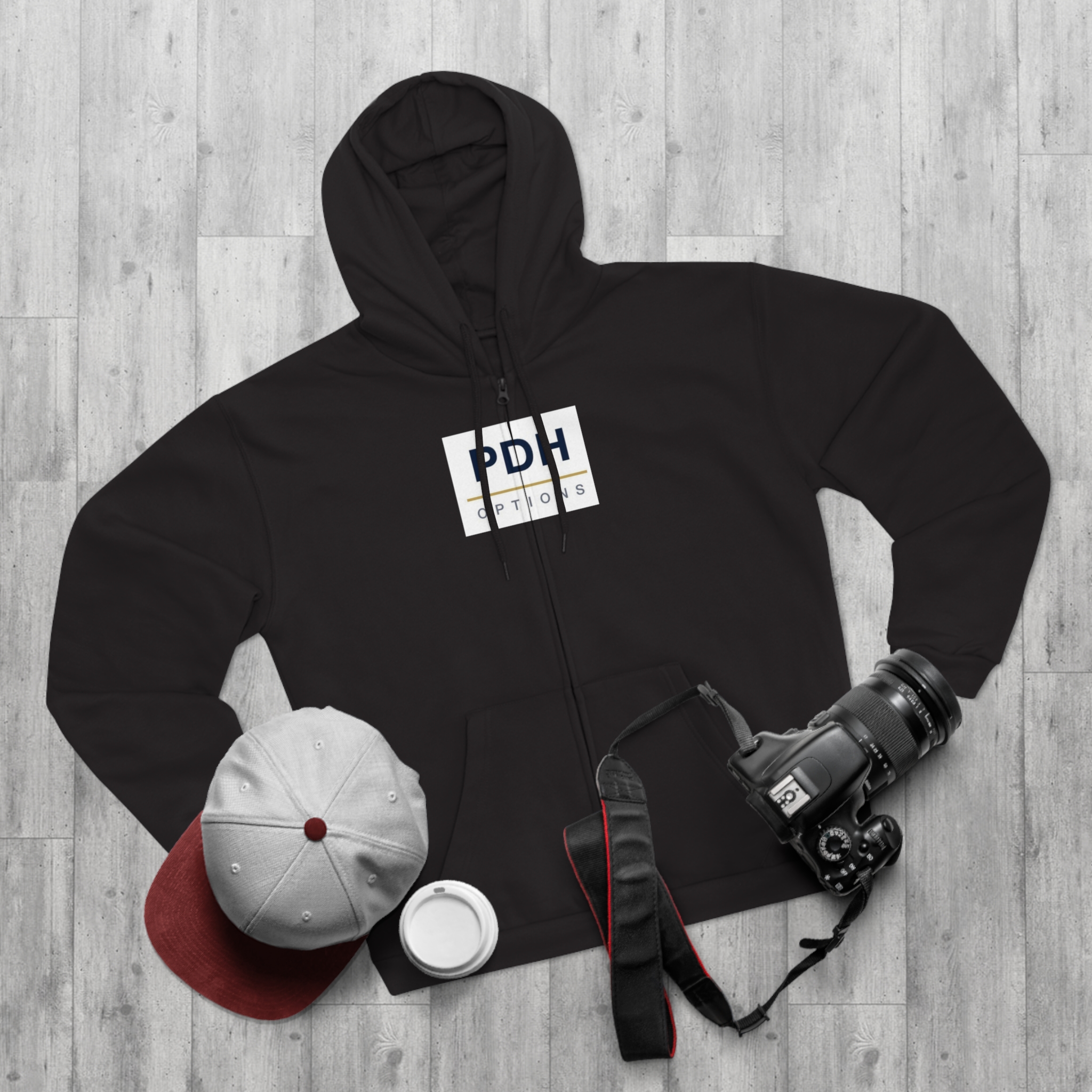 Unisex Hooded Zip Sweatshirt - Image 11