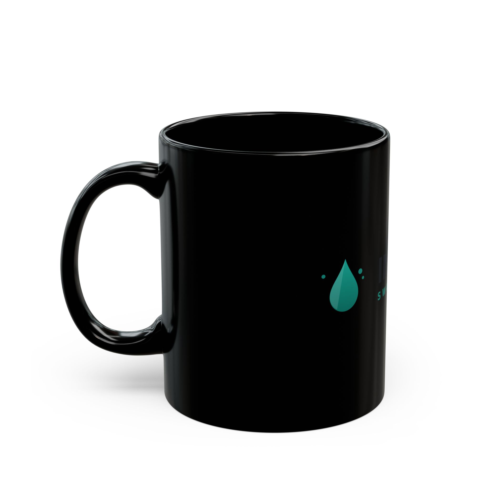 Black Ceramic Mug - Image 3