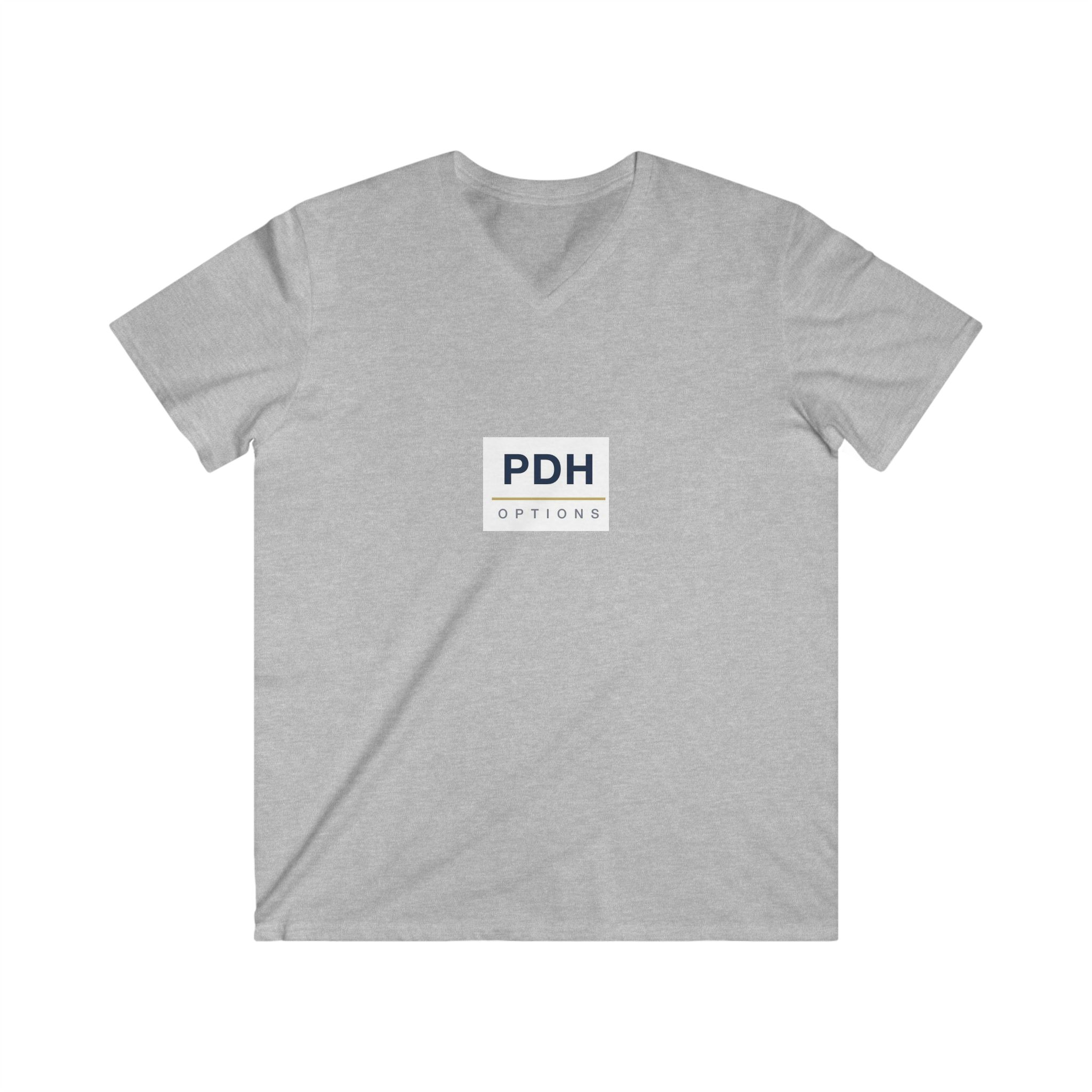 Men's Fitted V-Neck Short Sleeve Tee - Image 3
