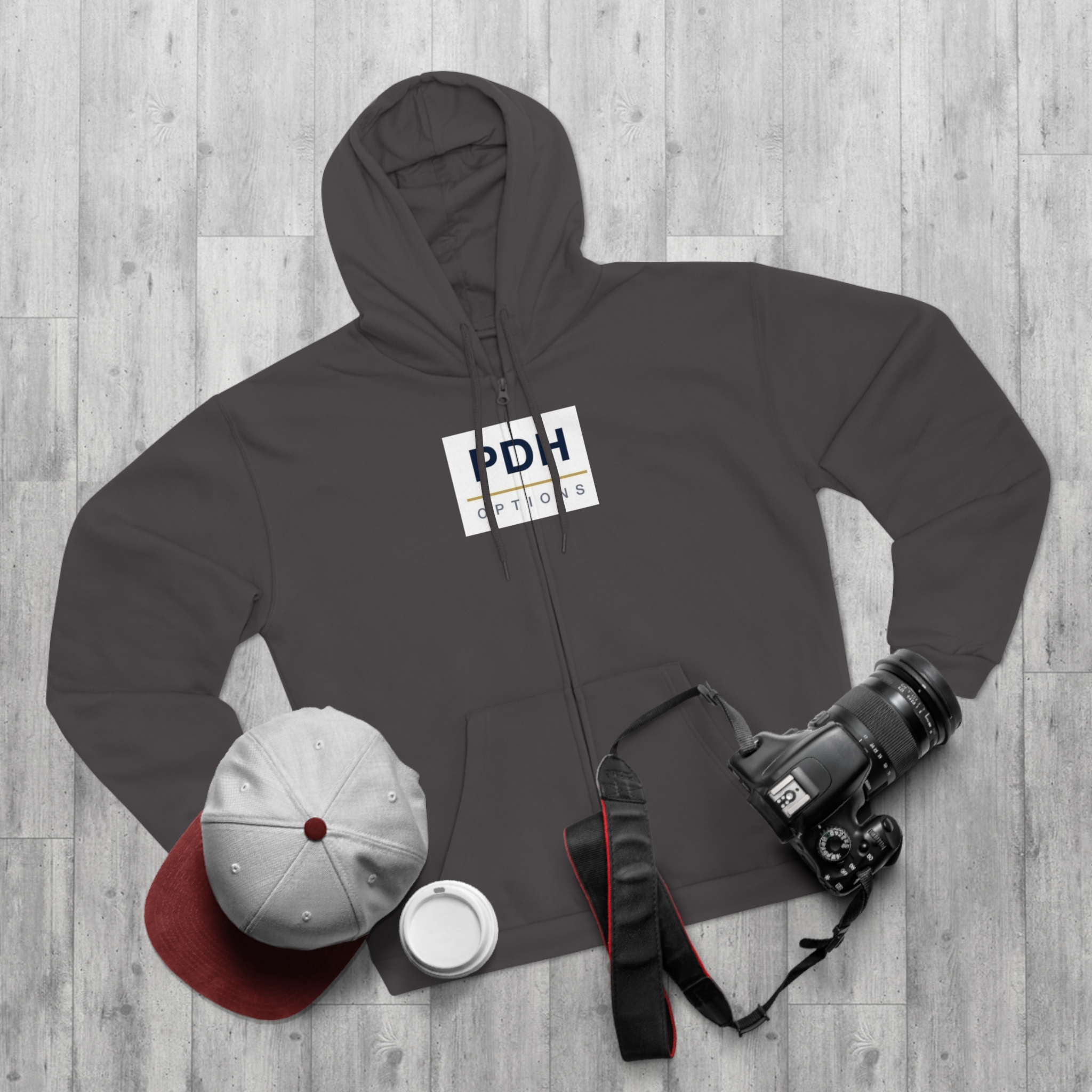 Unisex Hooded Zip Sweatshirt - Image 19