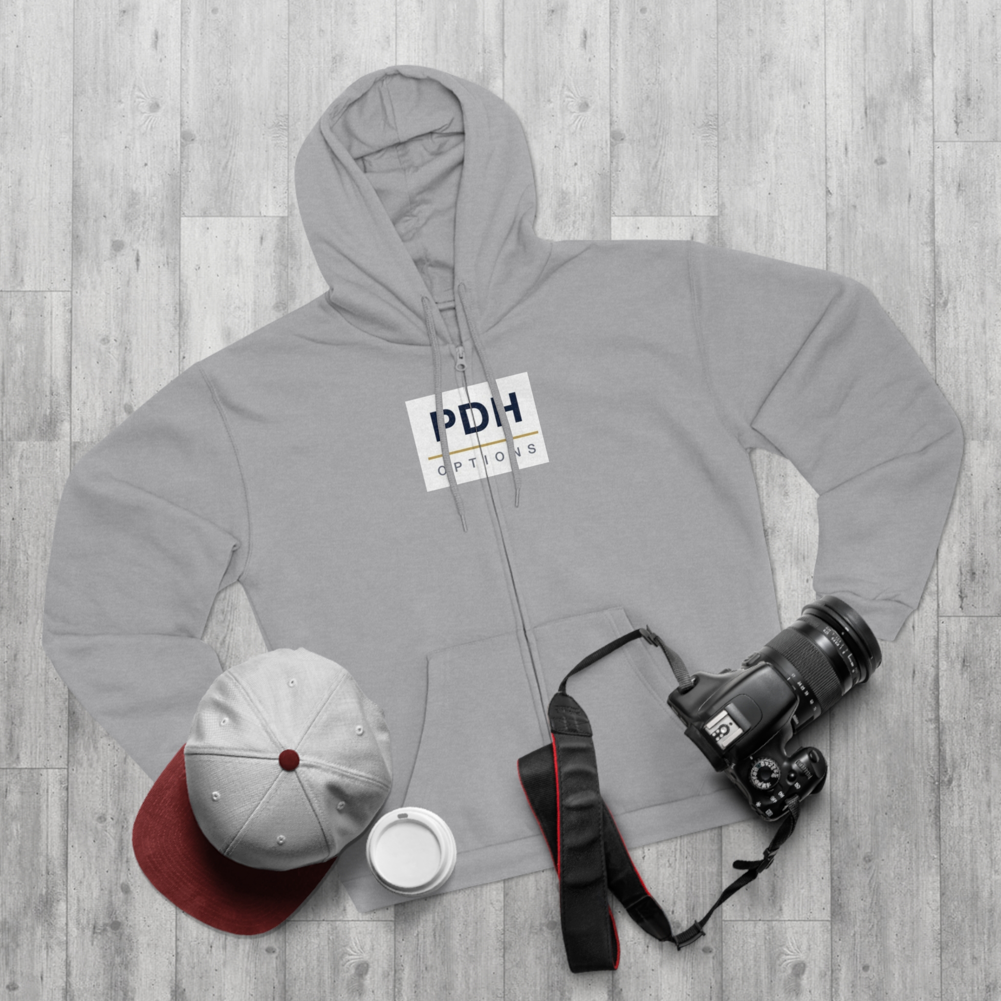 Unisex Hooded Zip Sweatshirt - Image 7