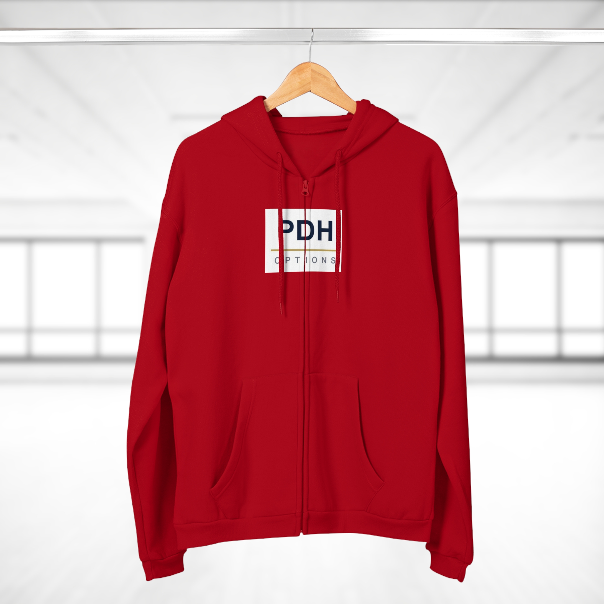 Unisex Hooded Zip Sweatshirt - Image 16