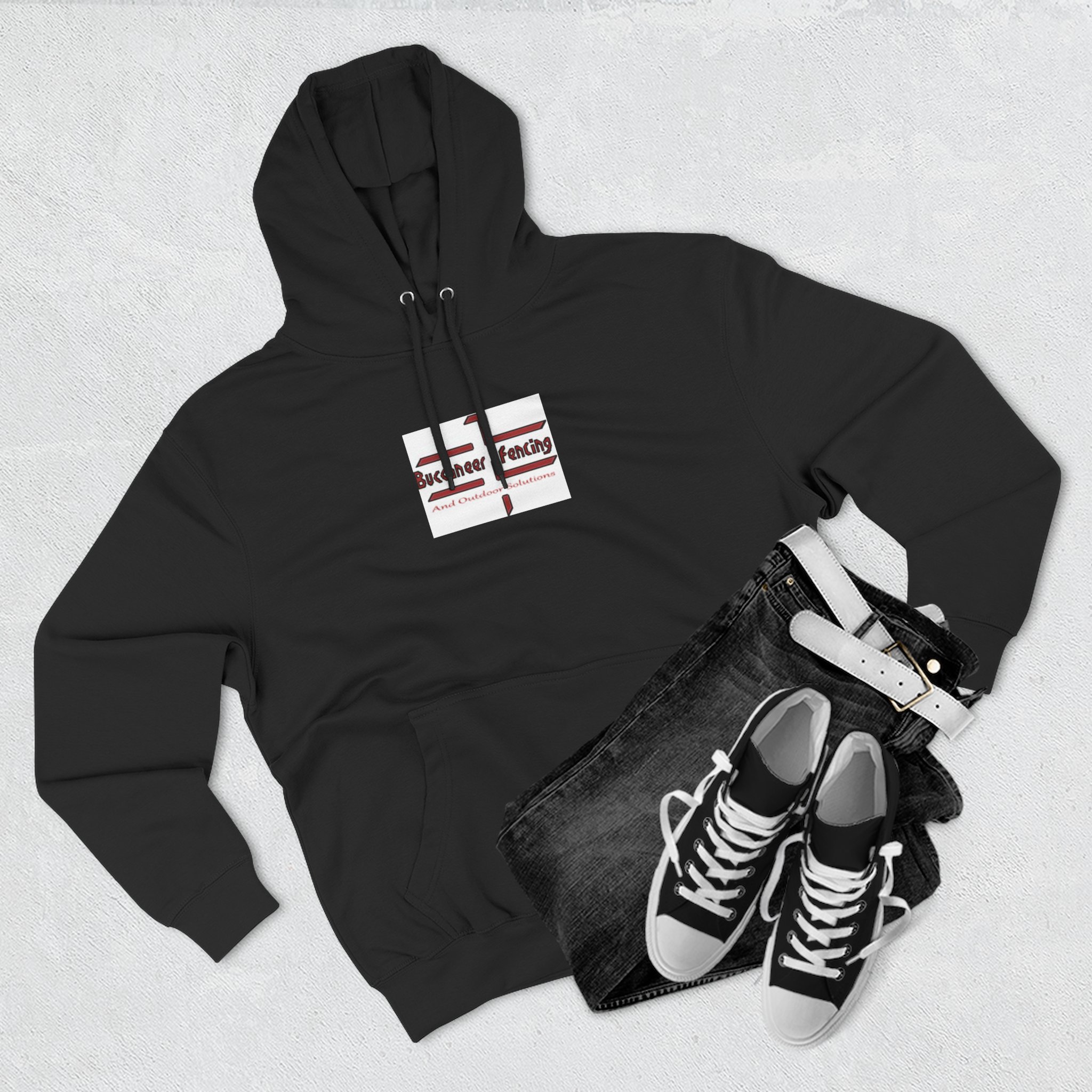 Three-Panel Fleece Hoodie - Image 11