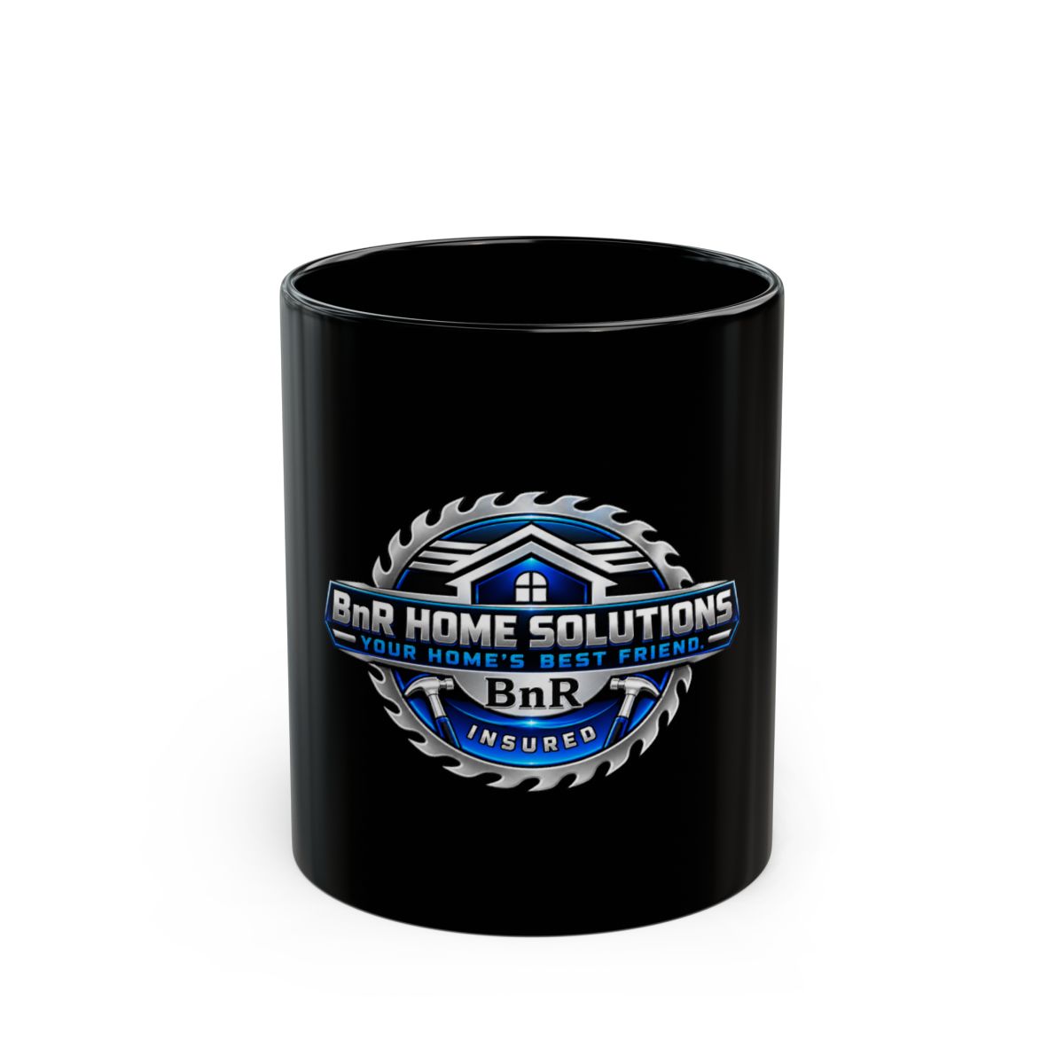 Black Ceramic Mug — custom printed by Inked Swag Co.