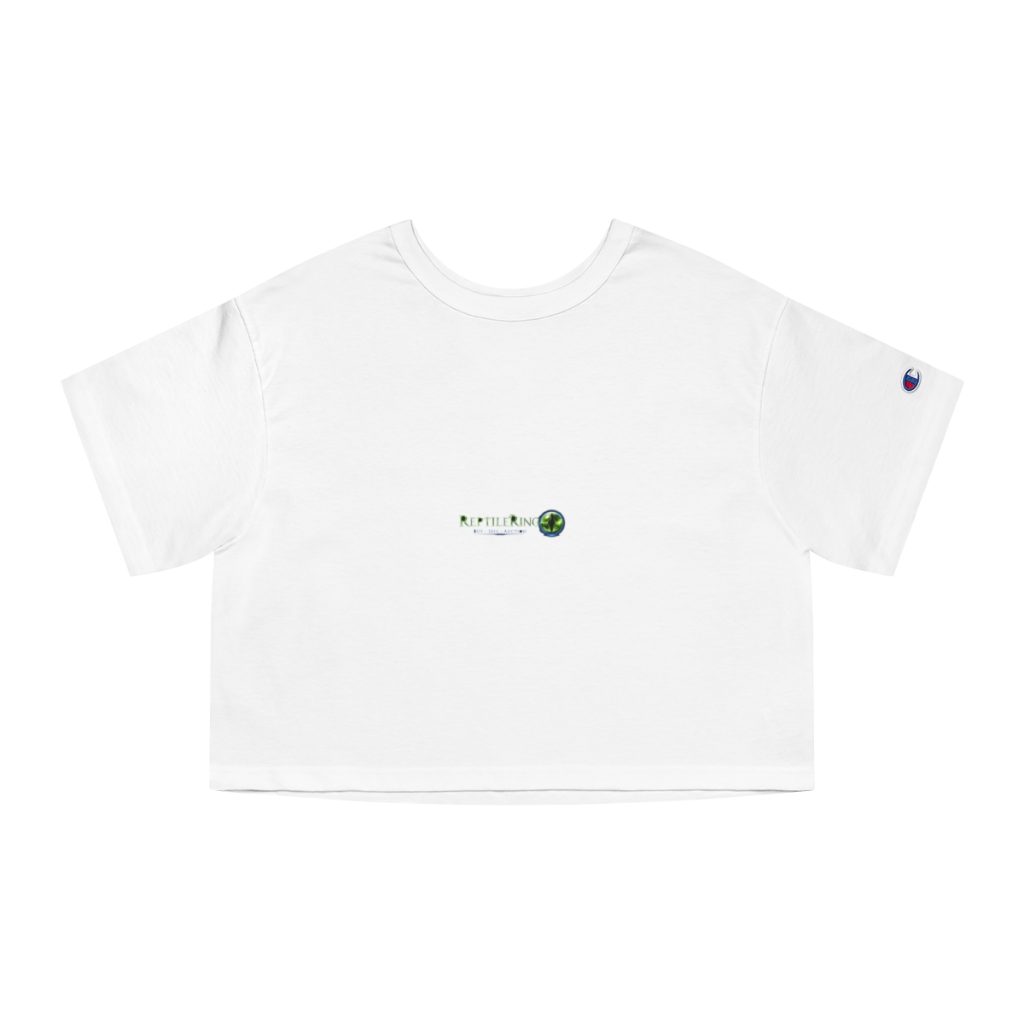 Champion Women’s Heritage Cropped T-Shirt — custom printed by Inked Swag Co.