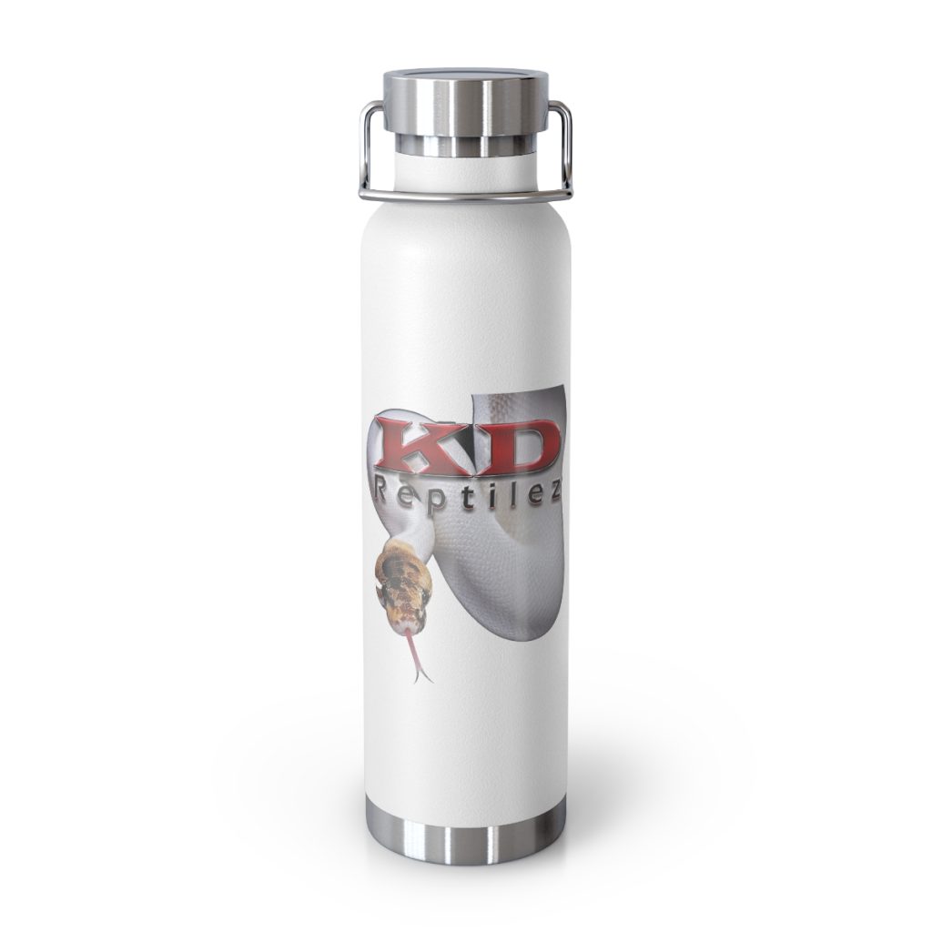 Copper Vacuum Insulated Bottle, 22oz — custom printed by Inked Swag Co.