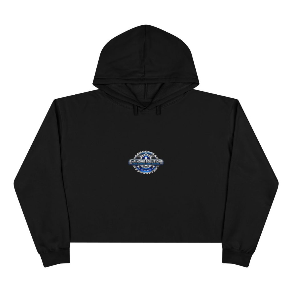 Crop Hoodie — custom printed by Inked Swag Co.