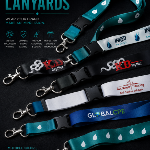 Lanyards — custom printed by Inked Swag Co.