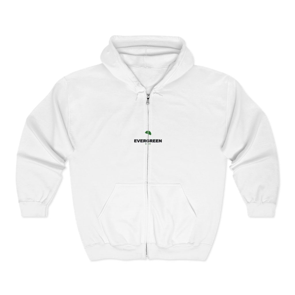 Full-Zip Hoodie — custom printed by Inked Swag Co.