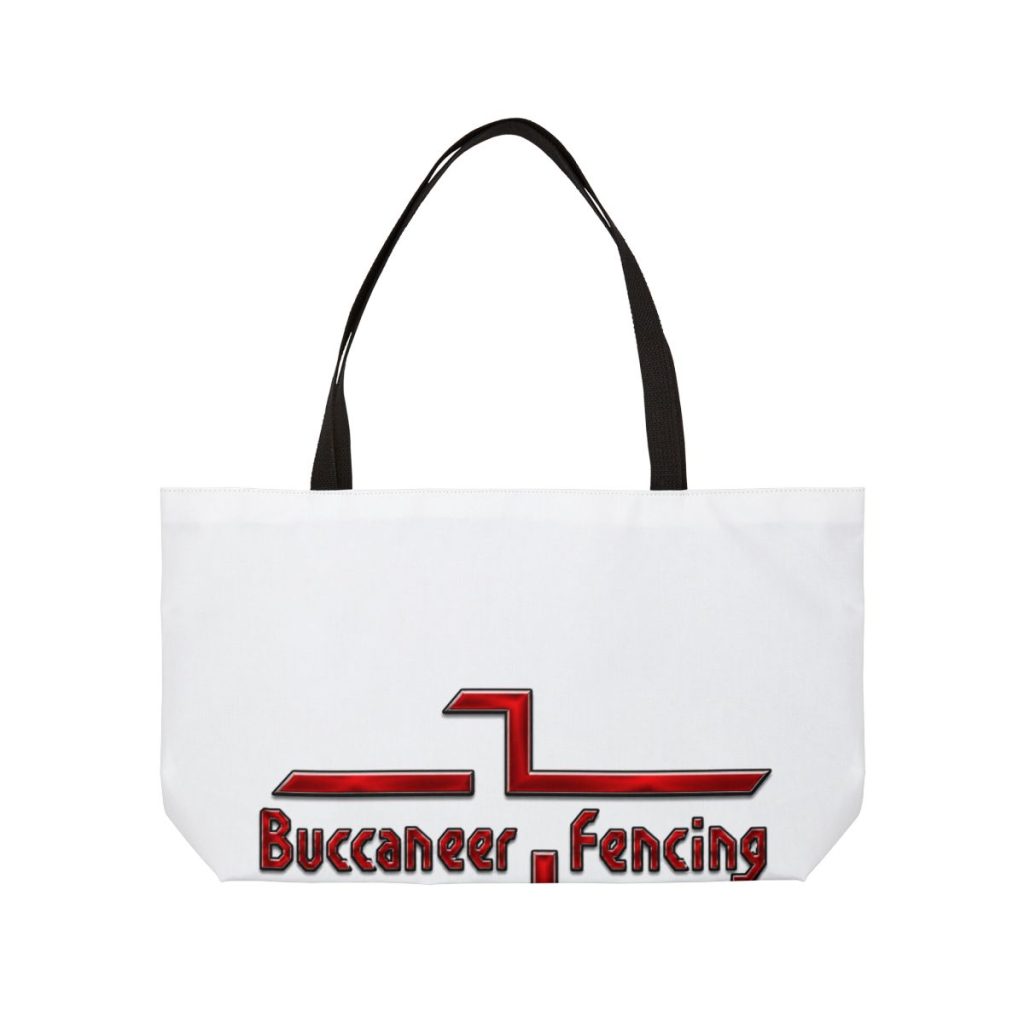 Canvas Weekender Tote Bag — custom printed by Inked Swag Co.