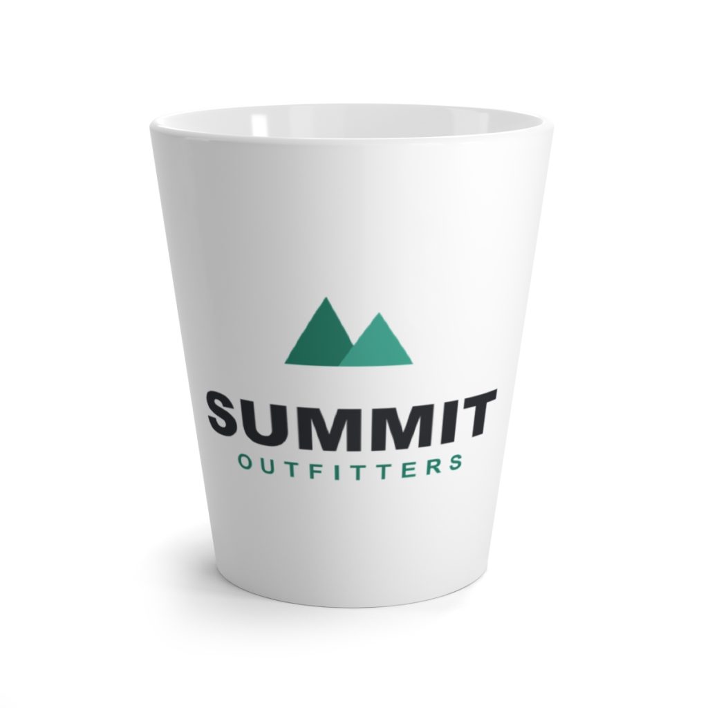 Latte Mug — custom printed by Inked Swag Co.