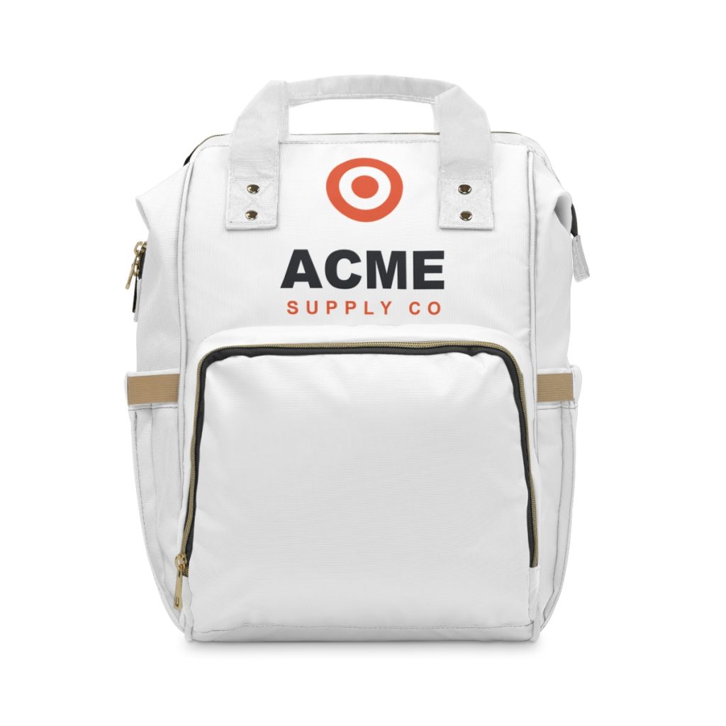 Multifunctional Diaper Backpack — custom printed by Inked Swag Co.