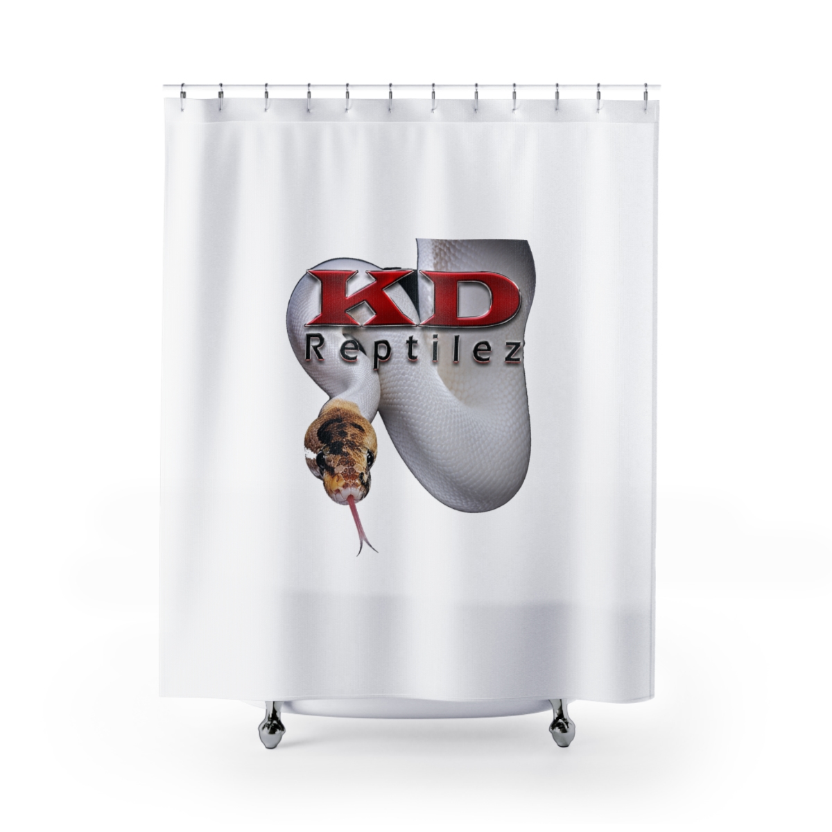 Shower Curtains — custom printed by Inked Swag Co.
