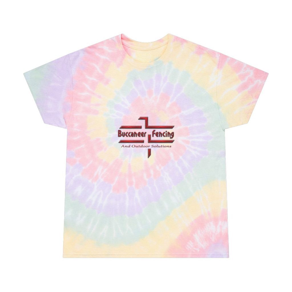 Tie-Dye Tee, Spiral — custom printed by Inked Swag Co.