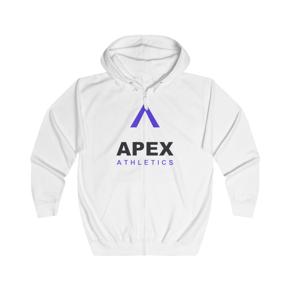 Unisex Full Zip Hoodie — custom printed by Inked Swag Co.
