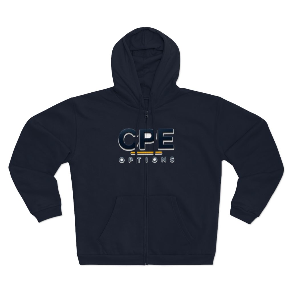 Unisex Hooded Zip Sweatshirt — custom printed by Inked Swag Co.