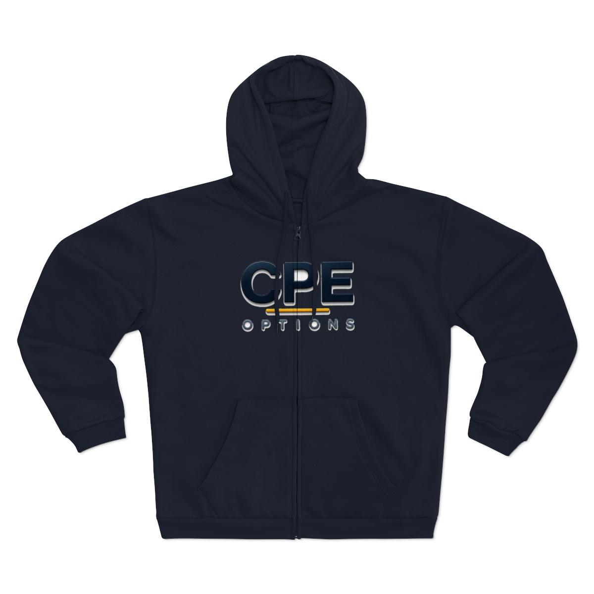 Unisex Hooded Zip Sweatshirt — custom printed by Inked Swag Co.