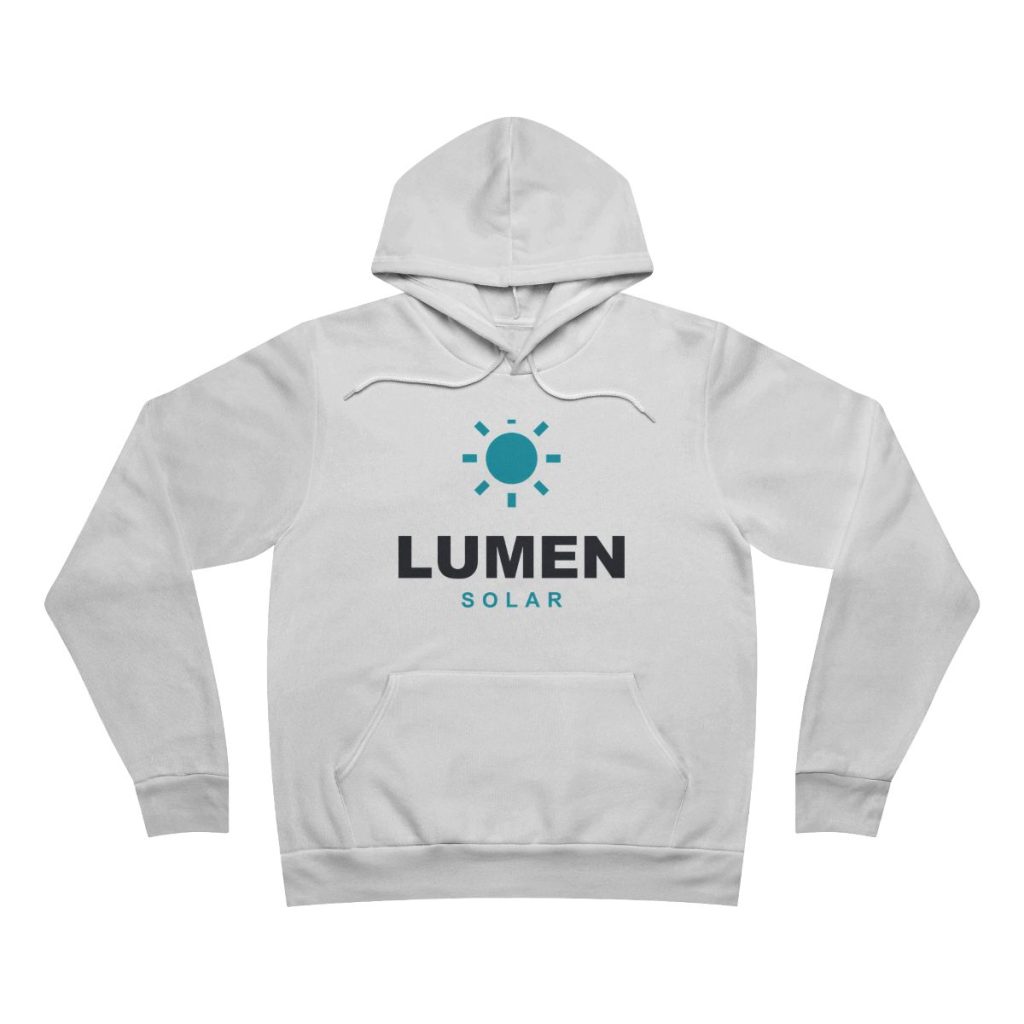 Unisex Sponge Fleece Pullover Hoodie — custom printed by Inked Swag Co.