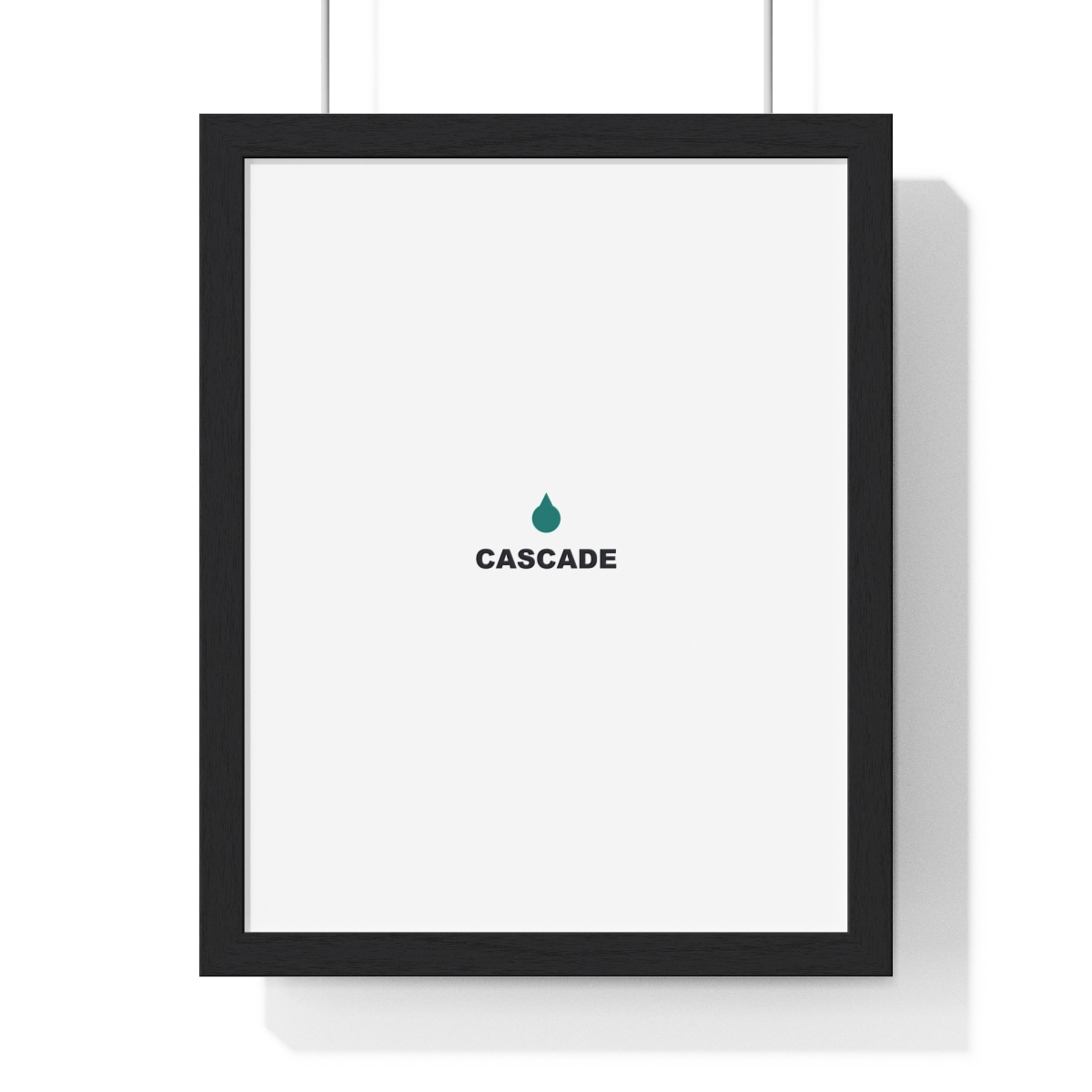 Vertical Framed Poster — custom printed by Inked Swag Co.
