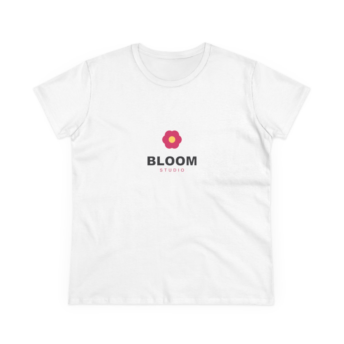 Women’s Midweight Cotton Tee — custom printed by Inked Swag Co.